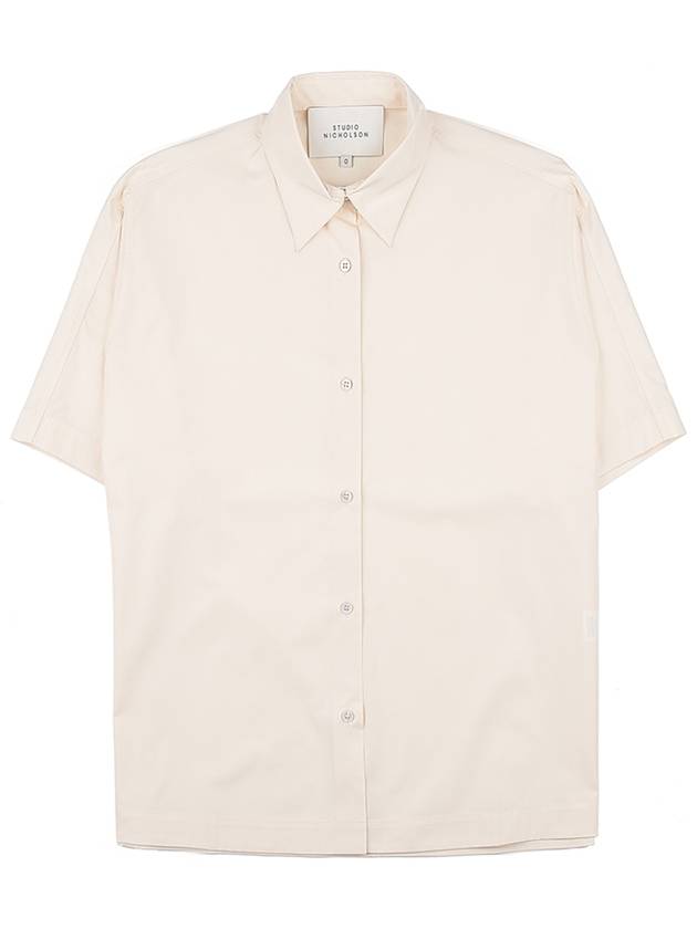 SIRA short sleeve shirt SIRA SNW1146 LINEN - STUDIO NICHOLSON - BALAAN 8