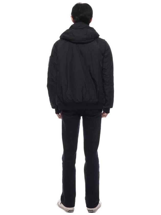 Crinkle Reps R NY Padding Black - STONE ISLAND - BALAAN 6