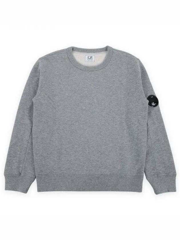 Kids U16 Basic Fleece Lens Sweatshirt Grey - CP COMPANY - BALAAN 2