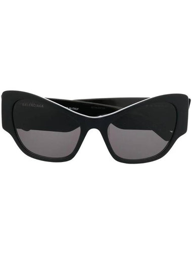 Eyewear Enamel Logo Cat Eye Frame Sunglasses BB0259S - BALENCIAGA - BALAAN 1