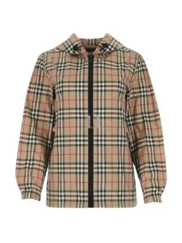 Women's Everton Vintage Check Hooded Jacket Beige - BURBERRY - BALAAN 2