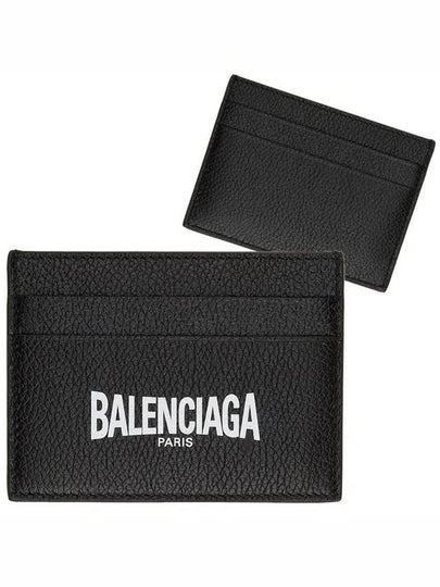 Logo Print Card Wallet Black - BALENCIAGA - BALAAN 2