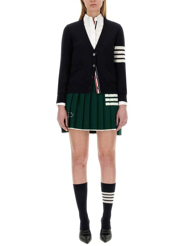 CARDIGAN IN LANA VERGINE - THOM BROWNE - BALAAN 4