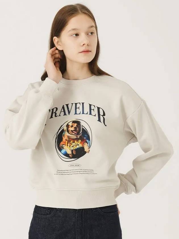 Brushed Options Space Traveler Puppy Sweat Shirts GREIGE - LE SOLEIL MATINEE - BALAAN 3