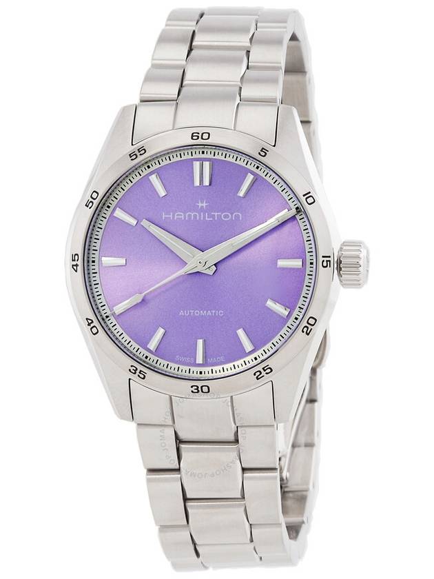 Hamilton Jazzmaster Performer Automatic Purple Dial Watch H36105170 - HAMILTON - BALAAN 1