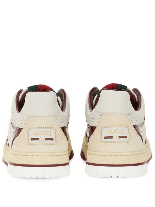 Women's Reweb Low Top Sneakers White - GUCCI - BALAAN 5