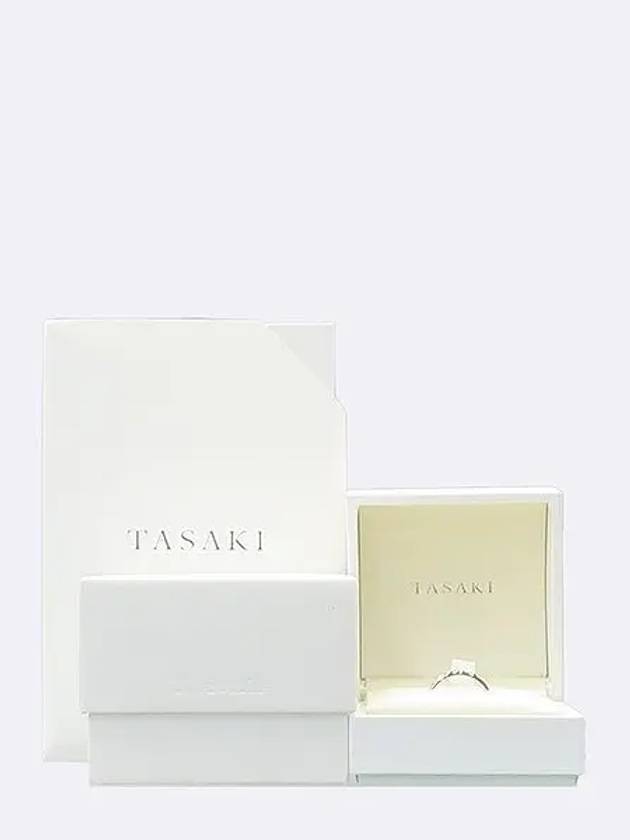 RK 4716 PT950 Trapezio Platinum Ring No 14 - TASAKI - BALAAN 4