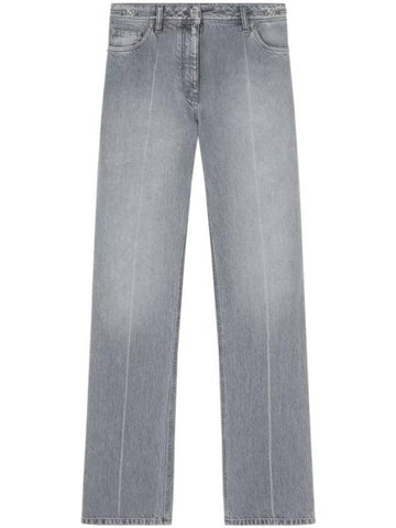 24FW Denim Straight Pants 1013687 1A11547 1D280 MID GRAY - VERSACE - BALAAN 1