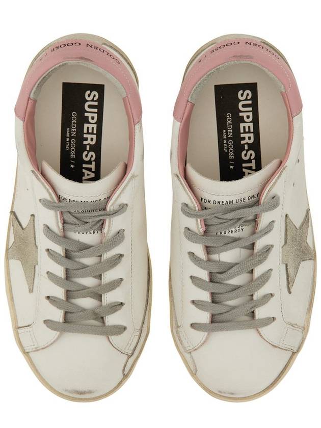 Superstar Pink Tab Low Top Sneakers - GOLDEN GOOSE - BALAAN 9