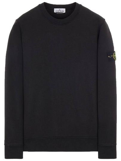 Cotton Fleece Sweatshirt Navy 761563051 V0020 - STONE ISLAND - BALAAN 2