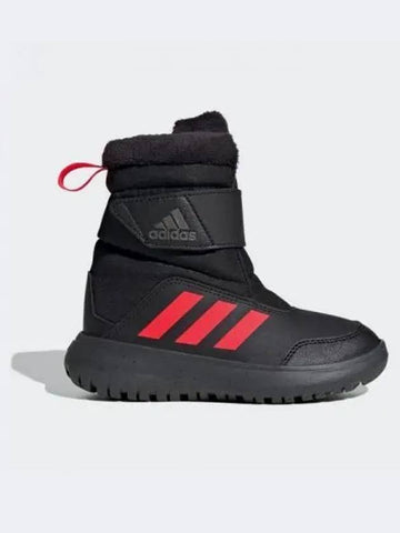 Kids Children Infant Winter Shoes Padding Play C CBLACK SOLRED IRONMT - ADIDAS - BALAAN 1