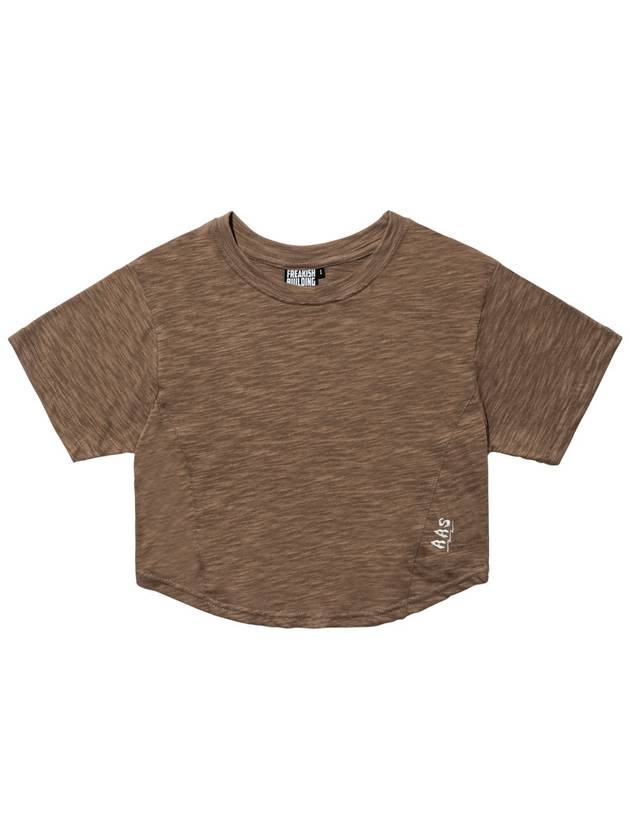 GATO CROP TOP BROWN - FREAKISH BUILDING - BALAAN 1