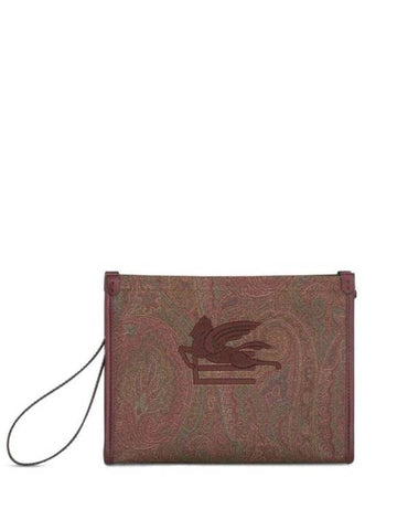 Medium Paisely Pouch Bag Brown - ETRO - BALAAN 1