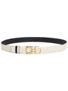 Ferragamo Gancini Women s Double sided Belt 23 A565 802 0764045 Free Cutting - SALVATORE FERRAGAMO - BALAAN 3