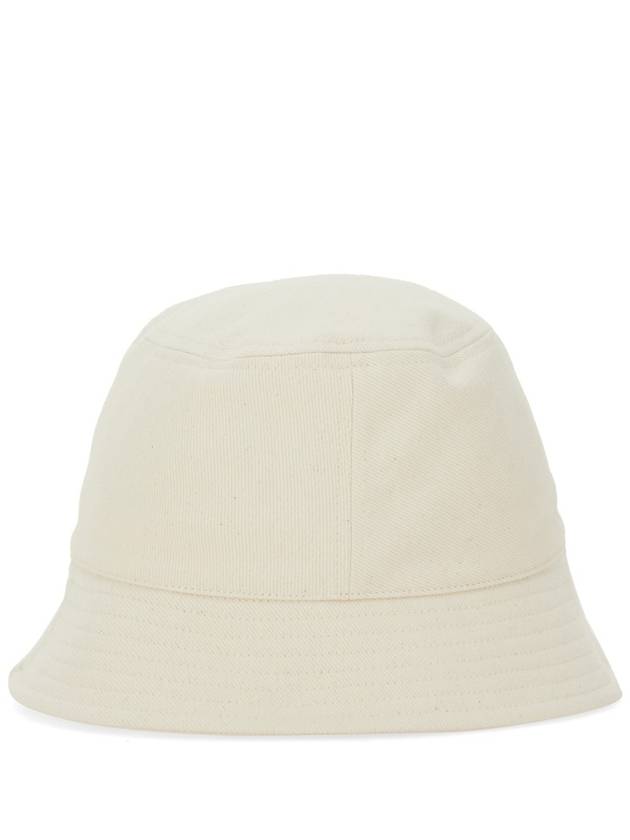 Embroidered Logo Bucket Hat Ecru - ISABEL MARANT - BALAAN 3