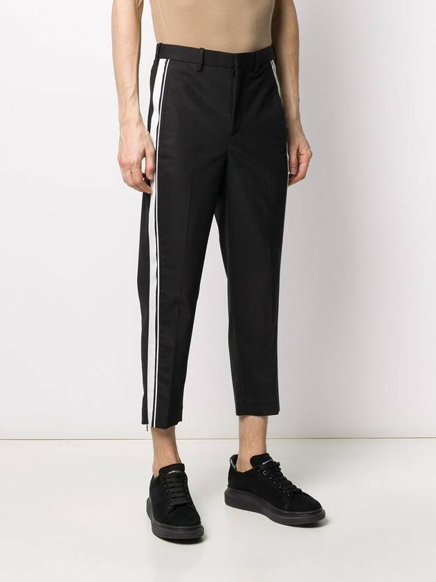 Neil Barrett contrasting side panel cropped trousers - NEIL BARRETT - BALAAN 1