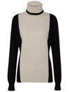 100% Cashmere Two-tone Slim Fit Turtleneck Sweater 2 COLOR C3KPO64 - CALLAITE - BALAAN 5