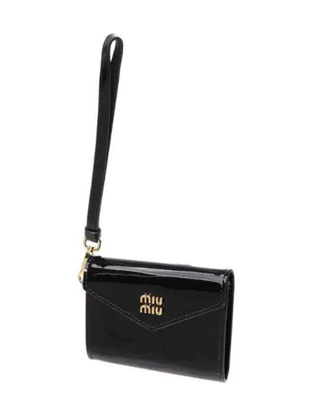 Patent leather card wallet women s - MIU MIU - BALAAN 1