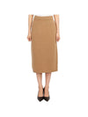 Nola H-Line Skirt Brown - MAX MARA - BALAAN 1