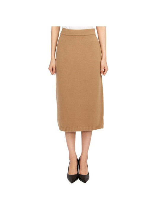 Nola H-Line Skirt Brown - MAX MARA - BALAAN 1