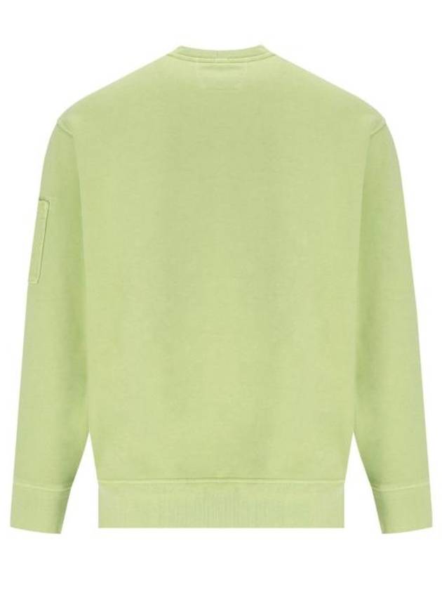 Cotton Diagonal Fleece Lens Sweatshirt Green - CP COMPANY - BALAAN 3