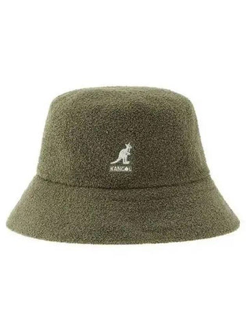 K3050ST OIL GREEN Bucket Hat 270235 - KANGOL - BALAAN 1