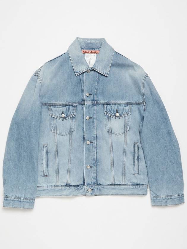 Button Up Denim Jacket Blue - ACNE STUDIOS - BALAAN 2