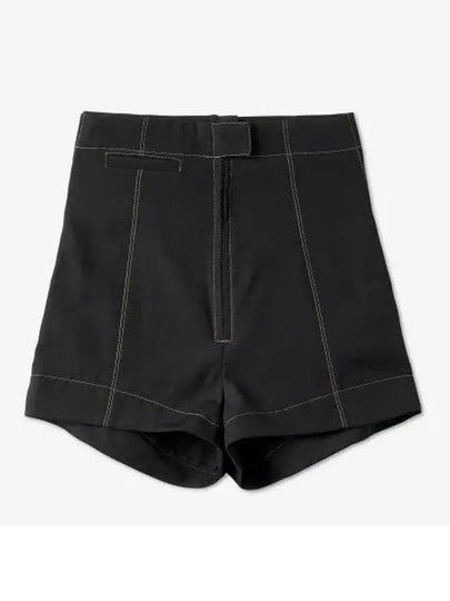 Le Short Areia High Waisted Mini Shorts Black - JACQUEMUS - BALAAN 2