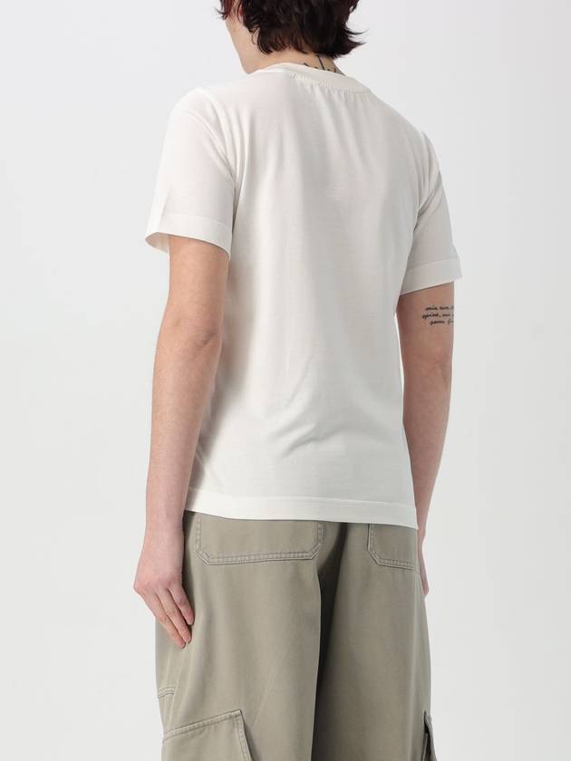 Check Label Short Sleeve T-Shirt Chalk - BURBERRY - BALAAN 4