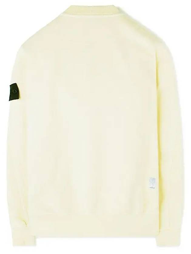 Shadow Logo Crew Neck Cotton Sweatshirt Butter - STONE ISLAND - BALAAN 3