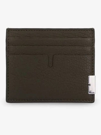 Tall B Leather Card Wallet Brown - BURBERRY - BALAAN 2