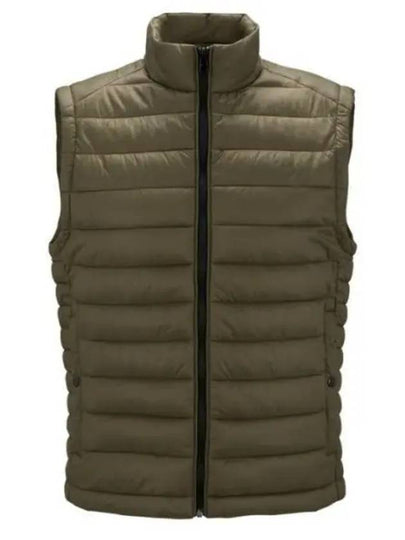 Tonal Logo Print Quilting Vest Green - HUGO BOSS - BALAAN 2