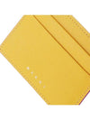 Logo Saffiano Card Wallet Yellow - MARNI - BALAAN 5