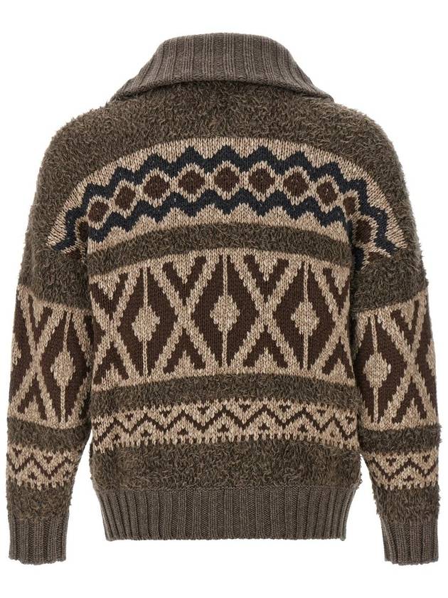 Brunello Cucinelli Jacquard Cardigan - BRUNELLO CUCINELLI - BALAAN 2