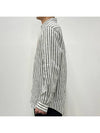 Logo Stripe Linen Long Sleeve Shirt Green - POLO RALPH LAUREN - BALAAN 4