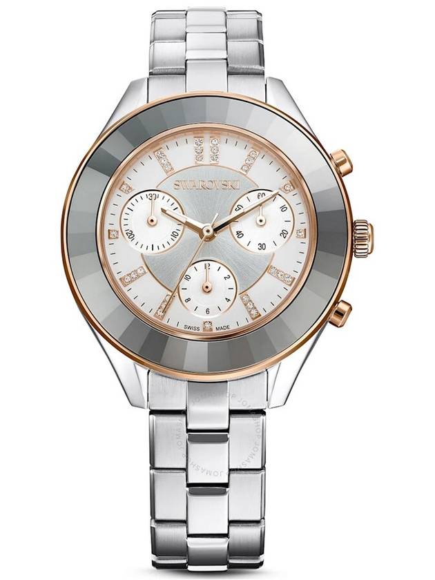 Octea Lux Sports Steel Watch Silver - SWAROVSKI - BALAAN 2