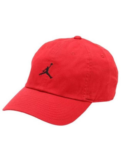 Jordan Club Unstructured Curved Bill Ball Cap Red - NIKE - BALAAN 2