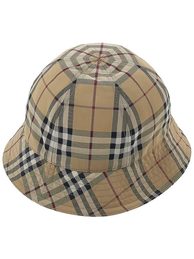 Vintage Check Nylon Bucket Hat Archive Beige - BURBERRY - BALAAN 5