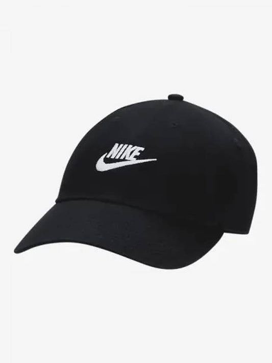 Club Unstructured Futura Washed Ball Cap Black - NIKE - BALAAN 2