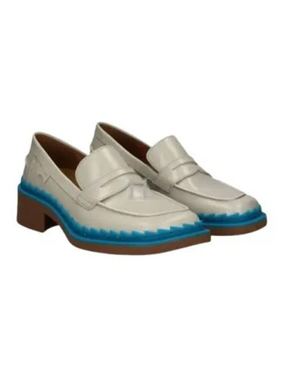 Twins Leather Loafers Grey Blue - CAMPER - BALAAN 2