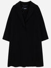 Esturian black wool coat 2390160539 013 - MAX MARA - BALAAN 1