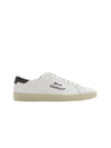 Court Classic SL06 Black Tab Low Top Sneakers White - SAINT LAURENT - BALAAN 3