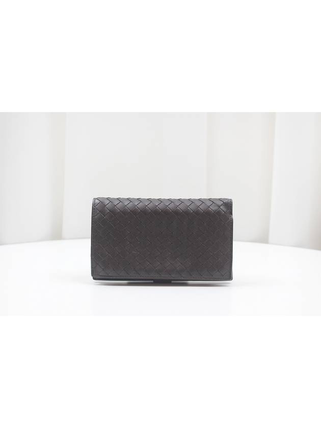 Intrecciato medium wallet brown 121060 - BOTTEGA VENETA - BALAAN 4