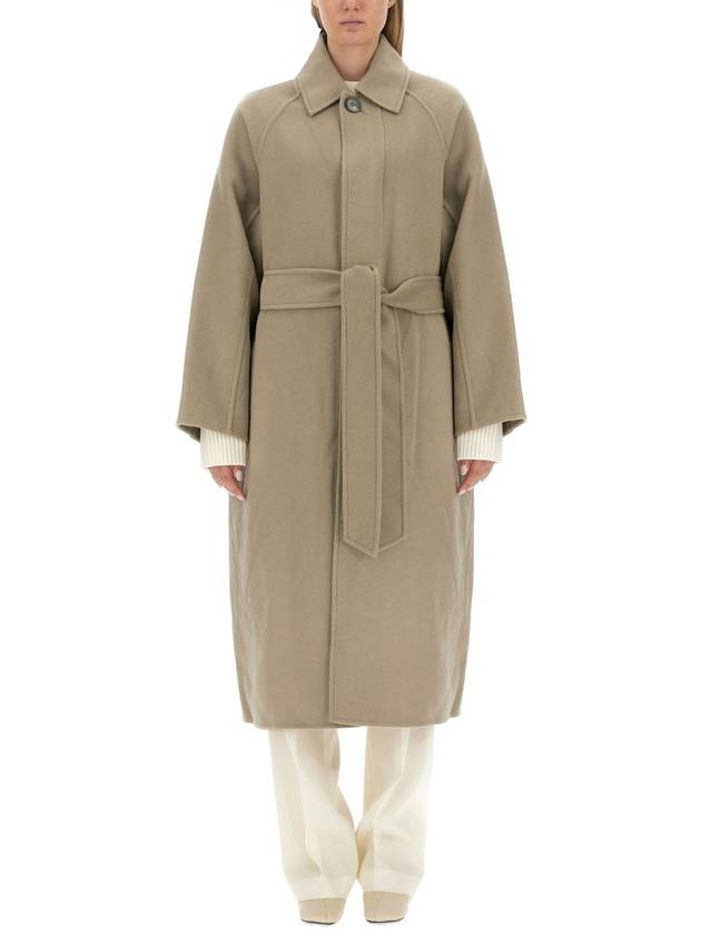 Belt Single Coat Beige - AMI - BALAAN 2