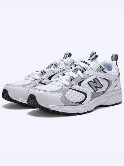 408 Low Top Sneakers Silver White - NEW BALANCE - BALAAN 2