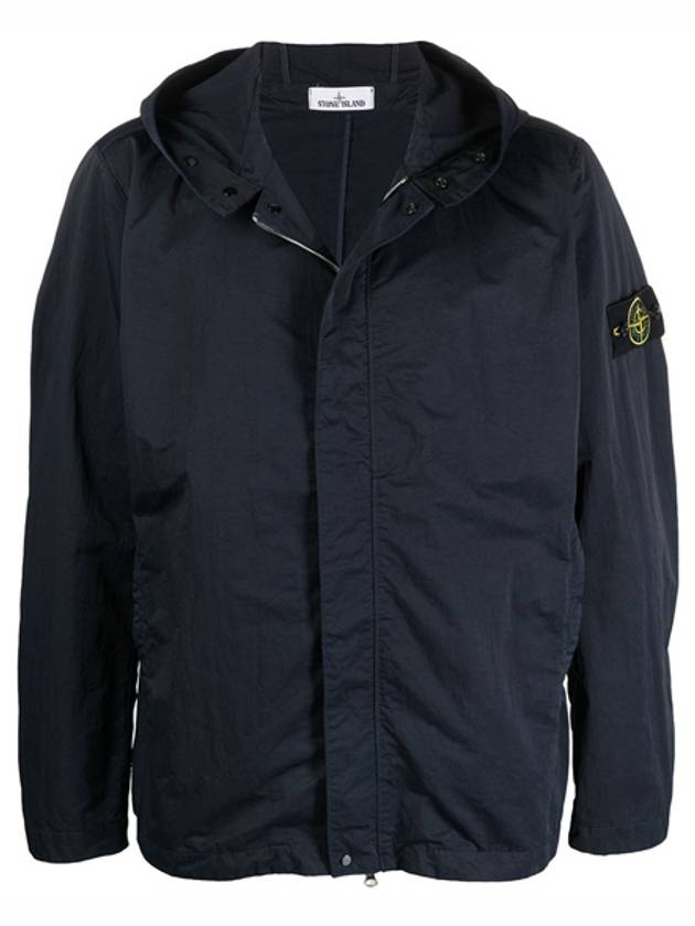 Wappen Patch Nylon Batavia Zip Up Jacket Navy - STONE ISLAND - BALAAN 2