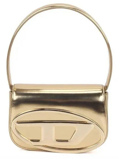 1DR Mirrored Leather Shoulder Bag Gold - DIESEL - BALAAN 2