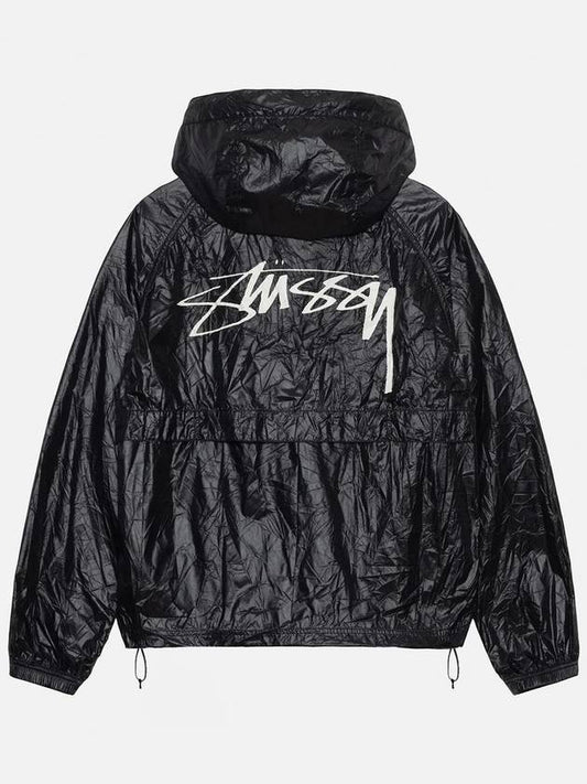 Beach shell jacket jumper black zipup windbreaker - STUSSY - BALAAN 2
