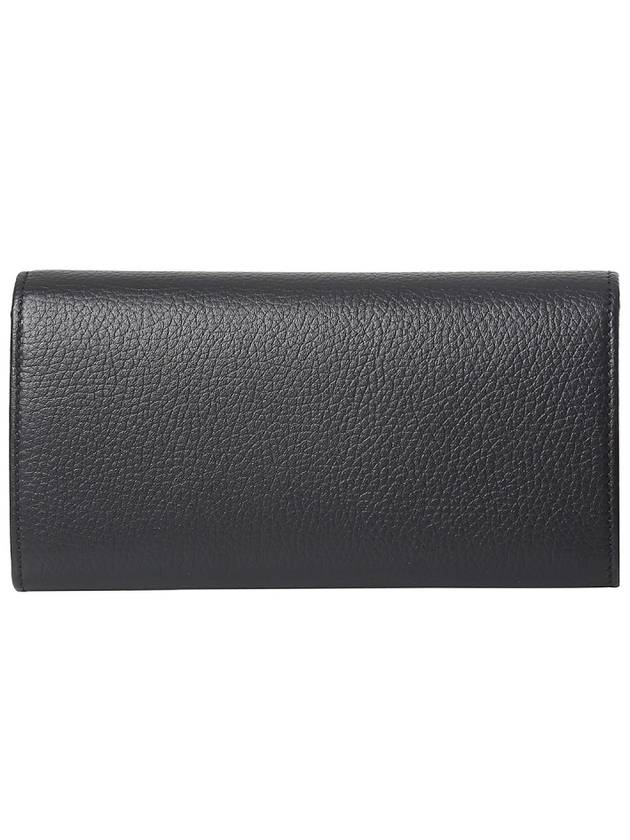 Interlocking GG Soho Leather Long Wallet Black - GUCCI - BALAAN 4