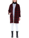 checked single breasted coat - DSQUARED2 - BALAAN 5